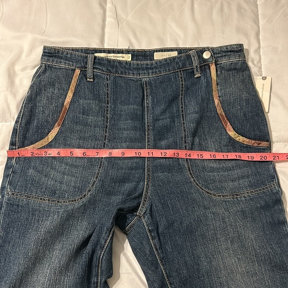 Anthropologie Pilcrow Denim Jeans Side Zip Jeans Vintage style - Picture 6 of 9